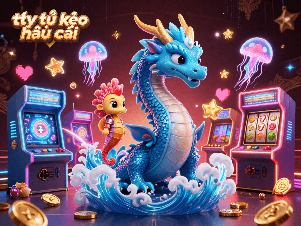 Bets on tỷ lệ kèo nhà cái come alive in this vibrant underwater scene, highlighting casino-themed elements with engaging 3D characters.