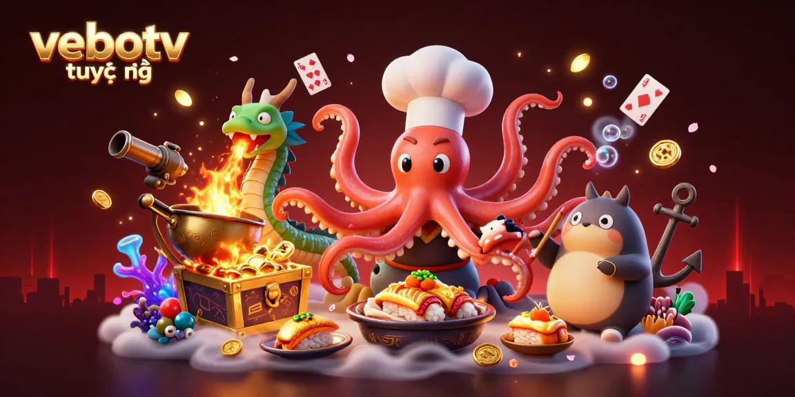 Experience the thrill of vebotv trực tiếp with vibrant visual elements and dynamic characters in action.