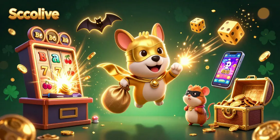 Socolive captures the essence of winning with a superhero dog and hamster in a vibrant staking adventure.