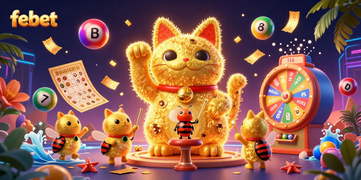 Engaging Lucky Cat Scene Icons in Casino, febet creates vibrant gaming experiences.