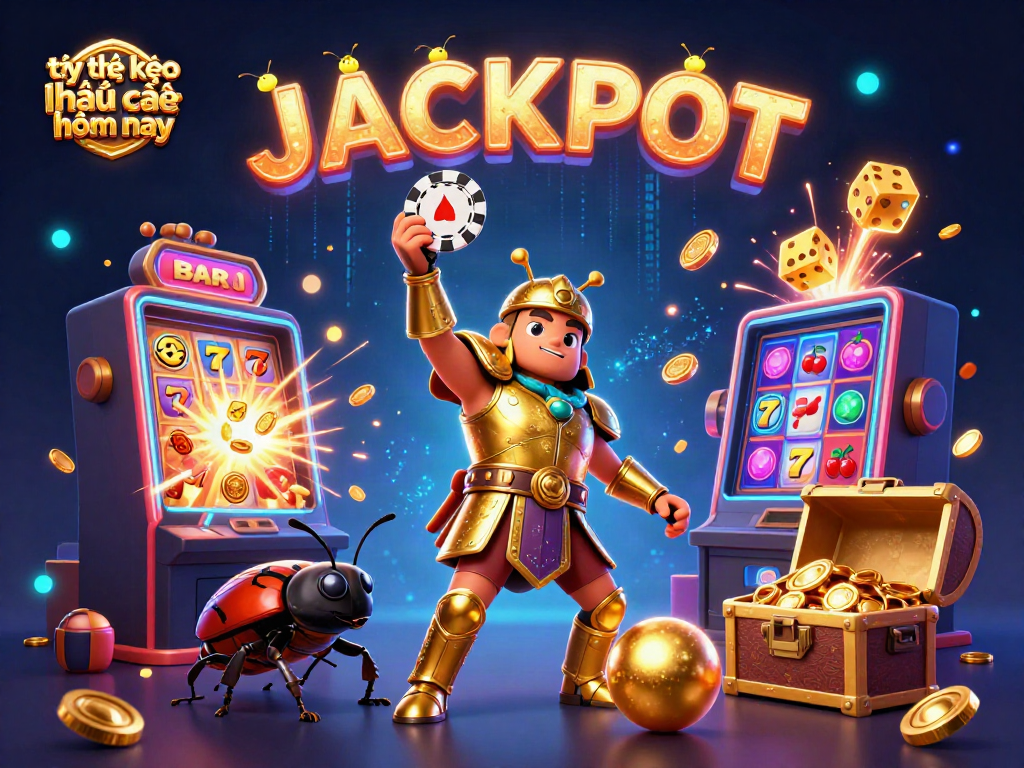 Capture big wins with tỷ lệ kèo nhà cái hôm nay featuring joyful cartoon characters in a vibrant casino atmosphere.
