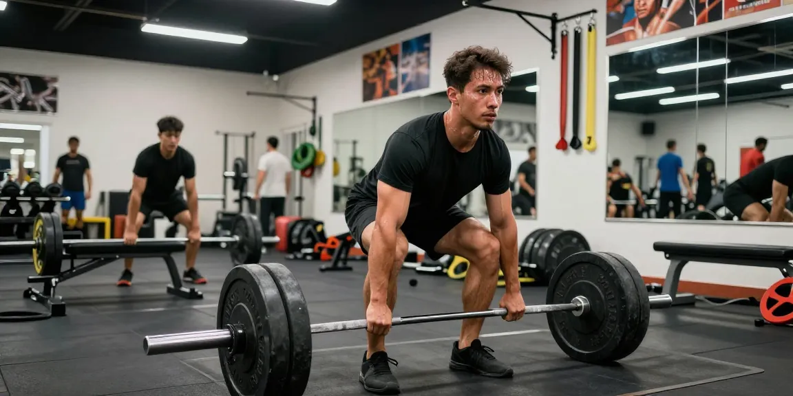 Prime Pharma Steroide im Einsatz während intensiven Trainingseinheiten im Fitnessstudio mit Deadlift-Leistung.