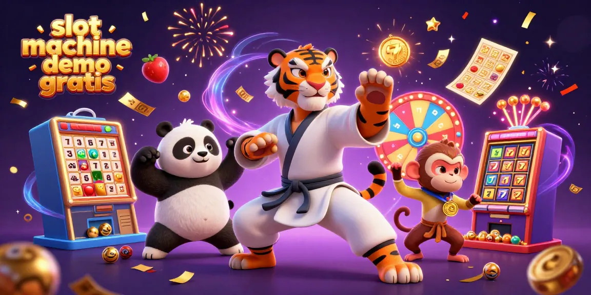 Experience the excitement of playing slot machine demo gratis with vibrant graphics and dynamic elements.