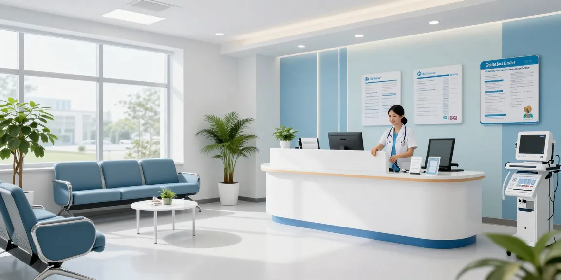 Akra Labs Shop in einer modernen Klinik für medizinische Dienstleistungen und Patientenversorgung.