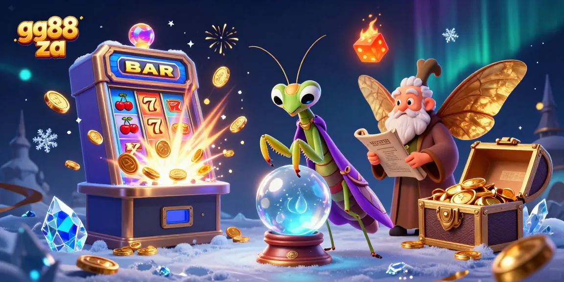 Play games and win at GG88 za with an exciting 3D illustration featuring a lively fortune teller
