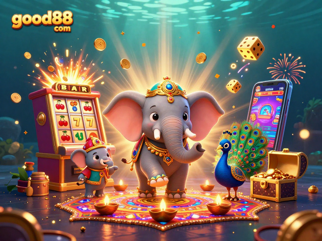Spin and win big with the vibrant fun of good88 com slots and games!