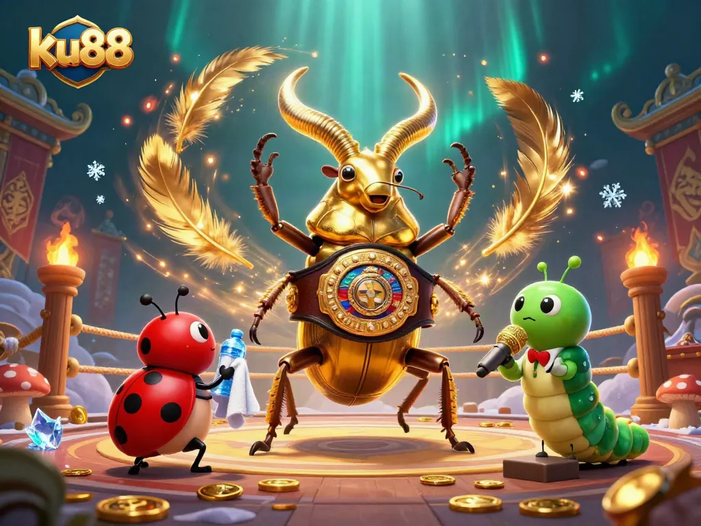 Experience thrilling gameplay at ku88 with a vibrant casino atmosphere featuring unique characters.