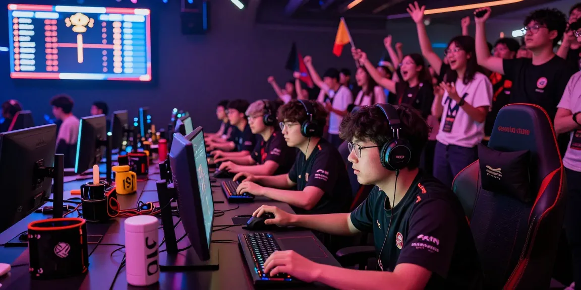 Live esports tournament at https://sc88.chat/ showcasing intense gaming action and camaraderie.