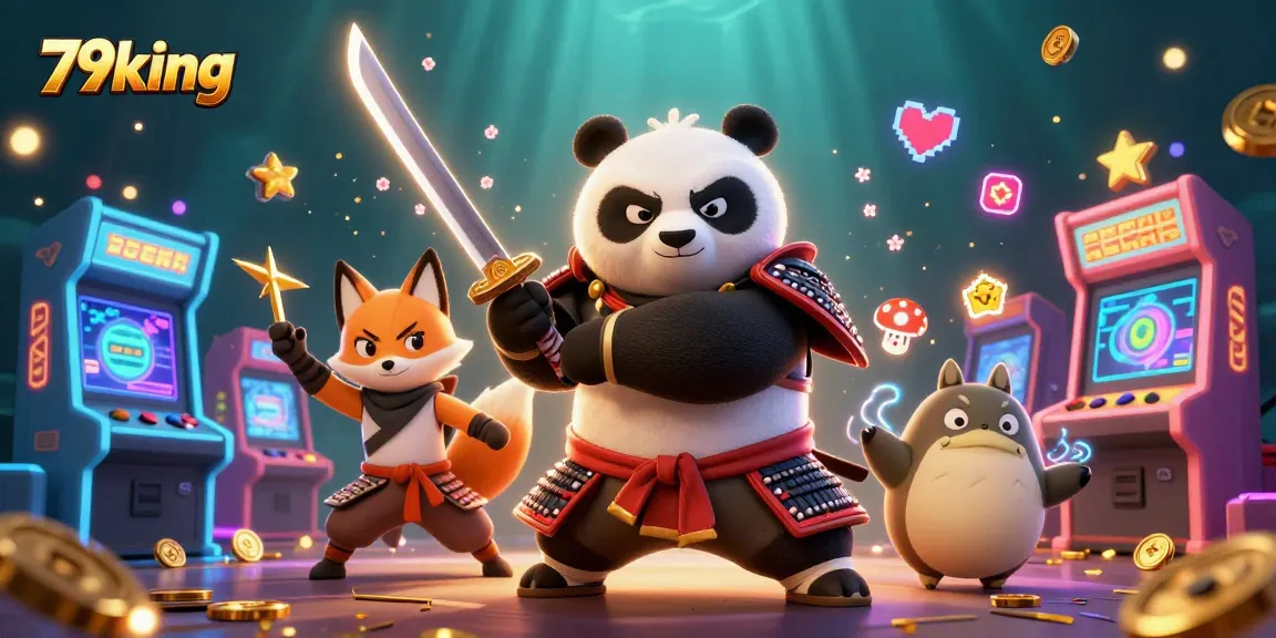 Experience thrilling gameplay with 79king, showcasing vibrant characters and dynamic casino elements.
