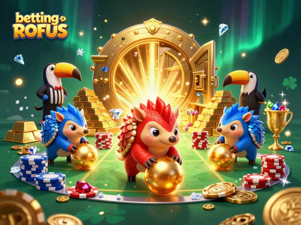 Engage in betting uden ROFUS with vibrant pangolins bowling through casinos and golden treasures.