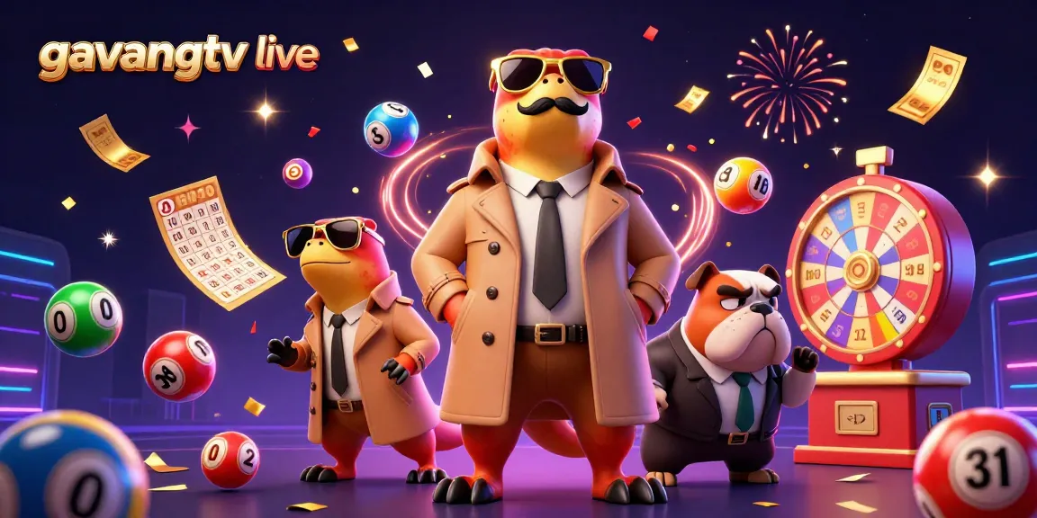 Join the fun at gavangtv live as colorful lottery balls bounce around eager players.