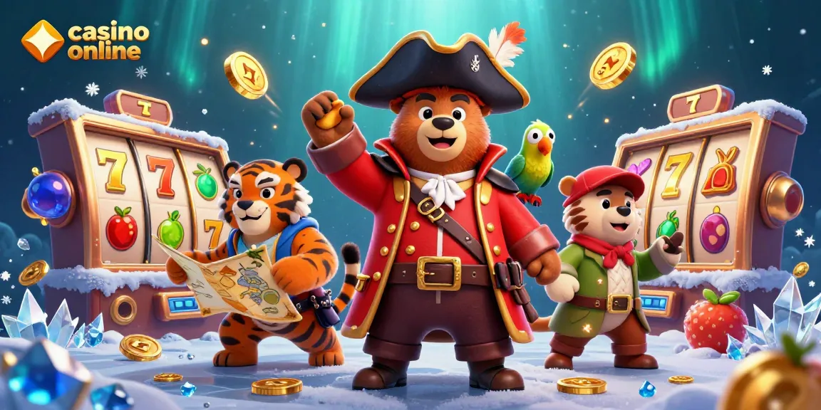 Experience interactive gameplay casino online with vibrant 3D characters and exciting slot elements.