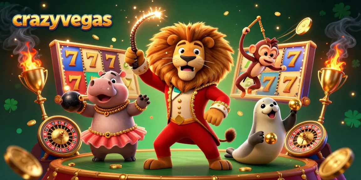 Play thrilling games at crazyvegas with dazzling characters and exciting casino elements!