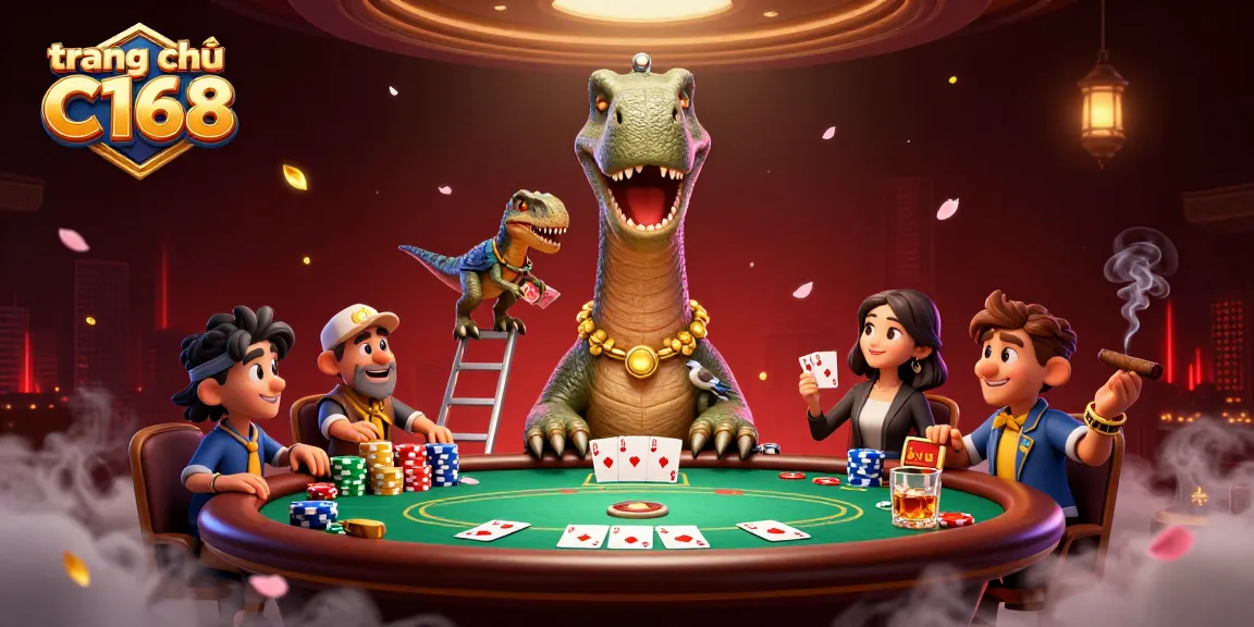 Engage in thrilling gameplay at trang chủ C168 with dynamic poker action and vivid casino atmosphere.